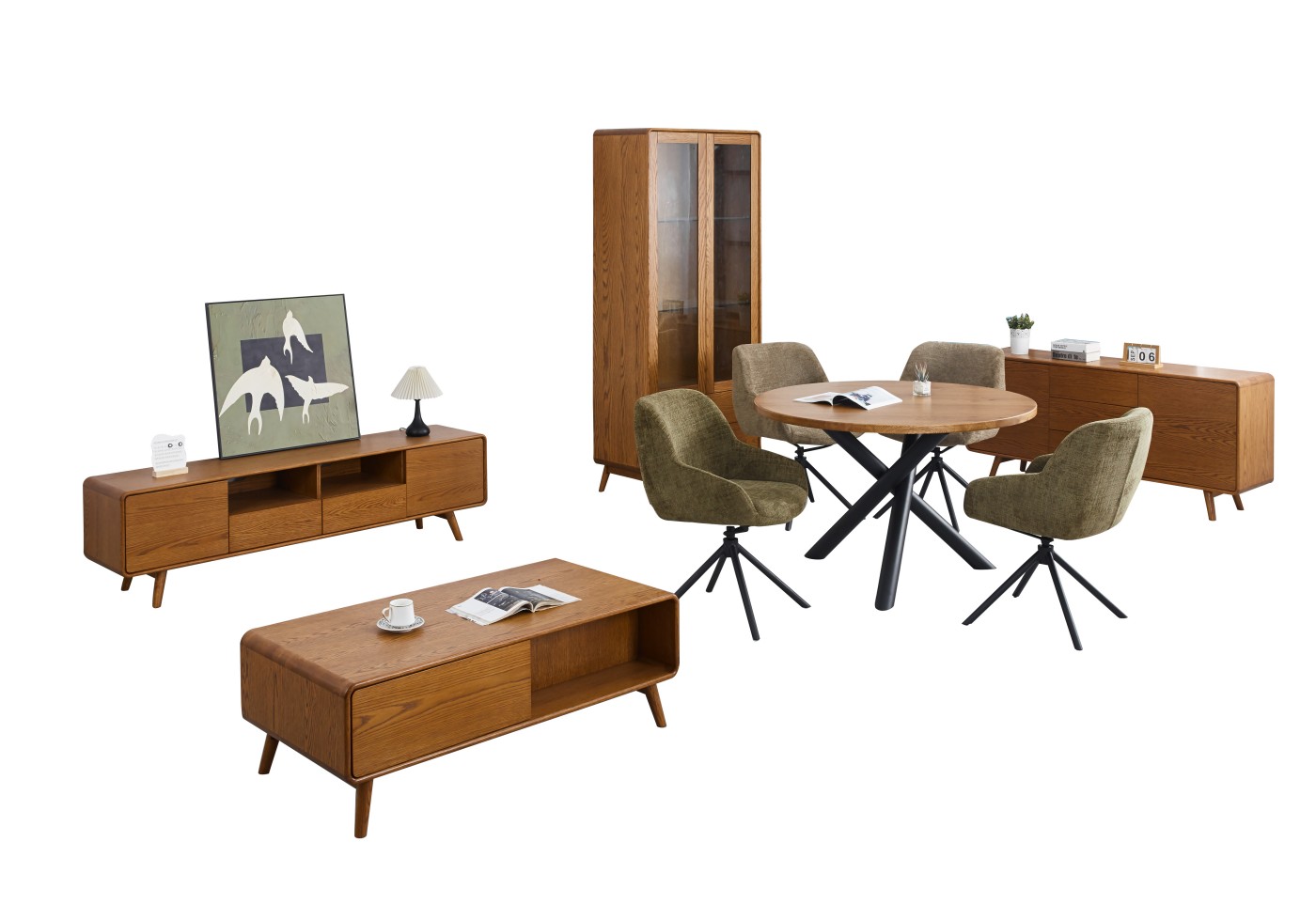 Dining chair wood frame