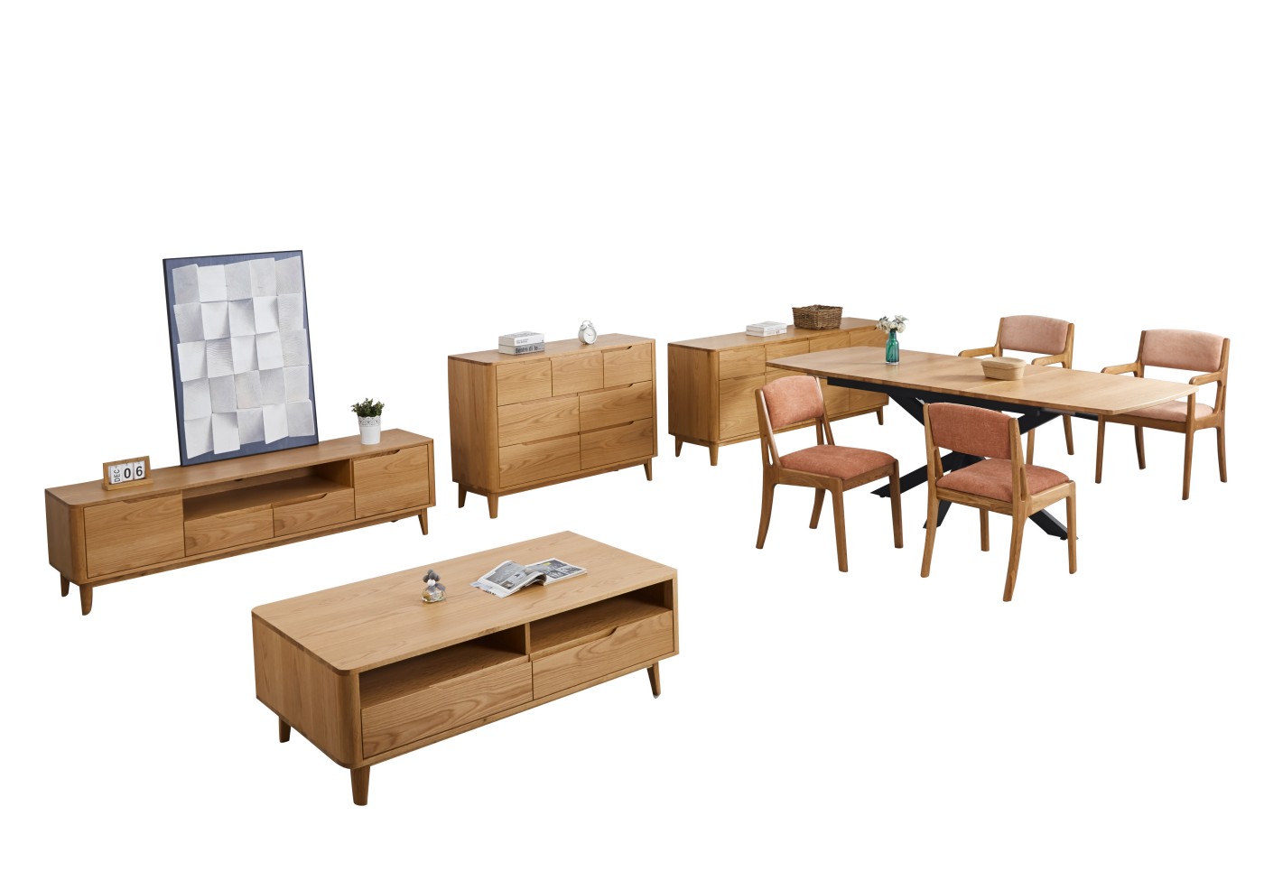 Dining chair wood frame