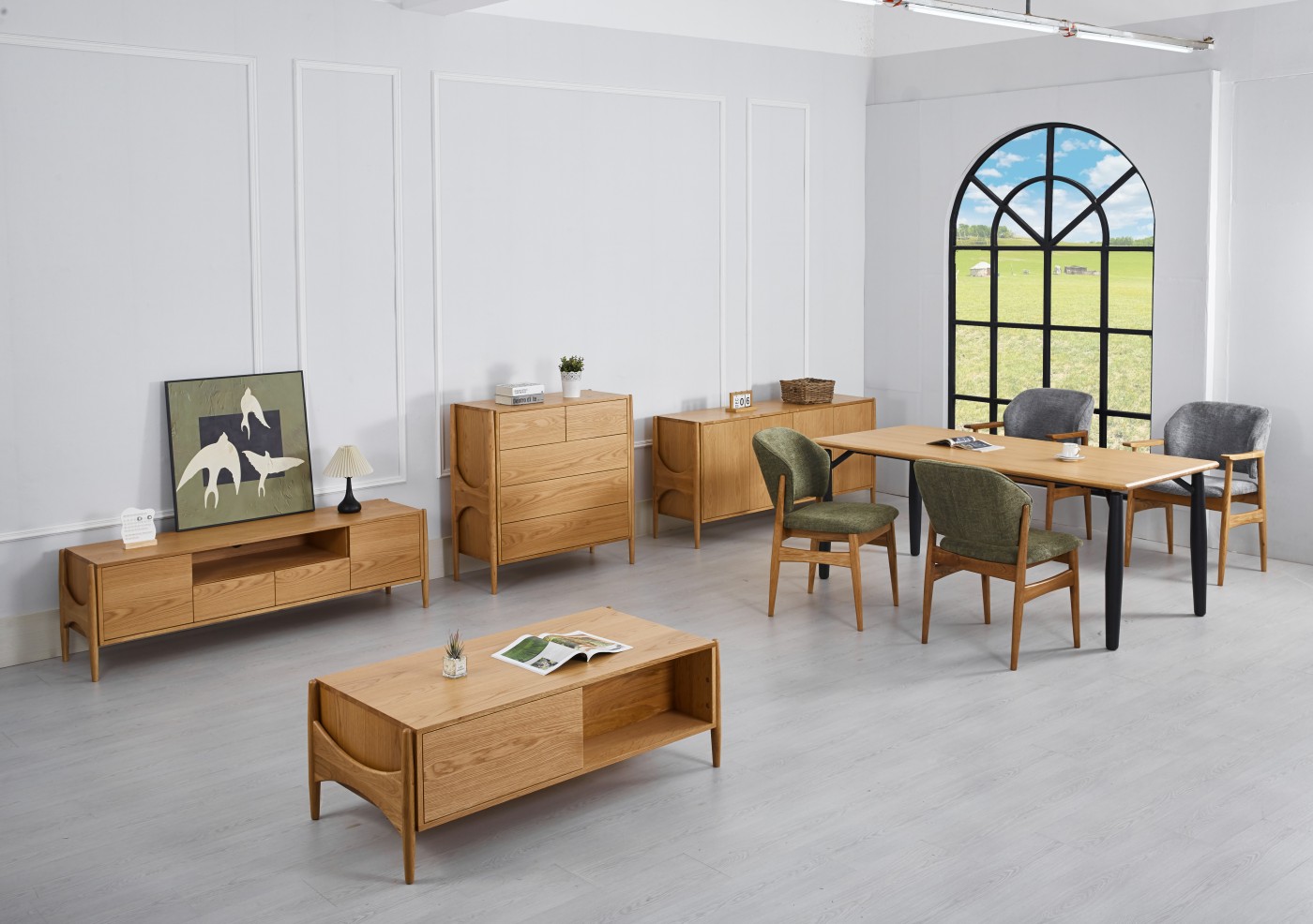 Dining chair wood frame