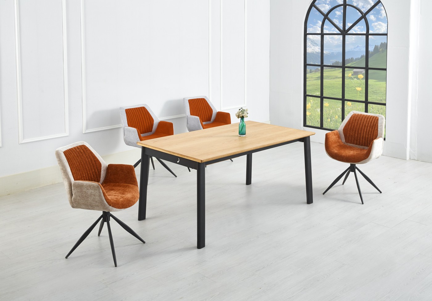 Dining chair wood frame