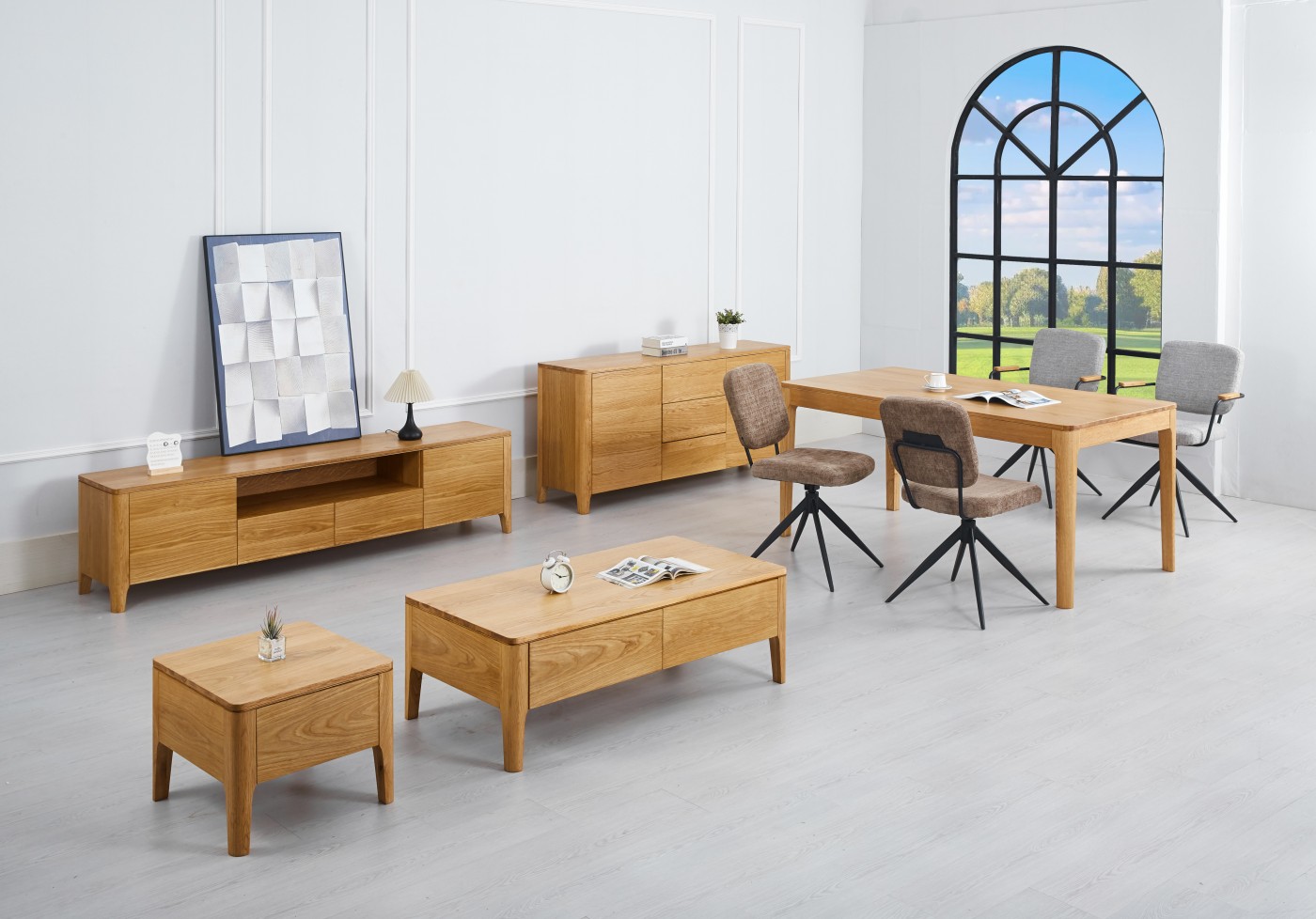 Dining chair wood frame
