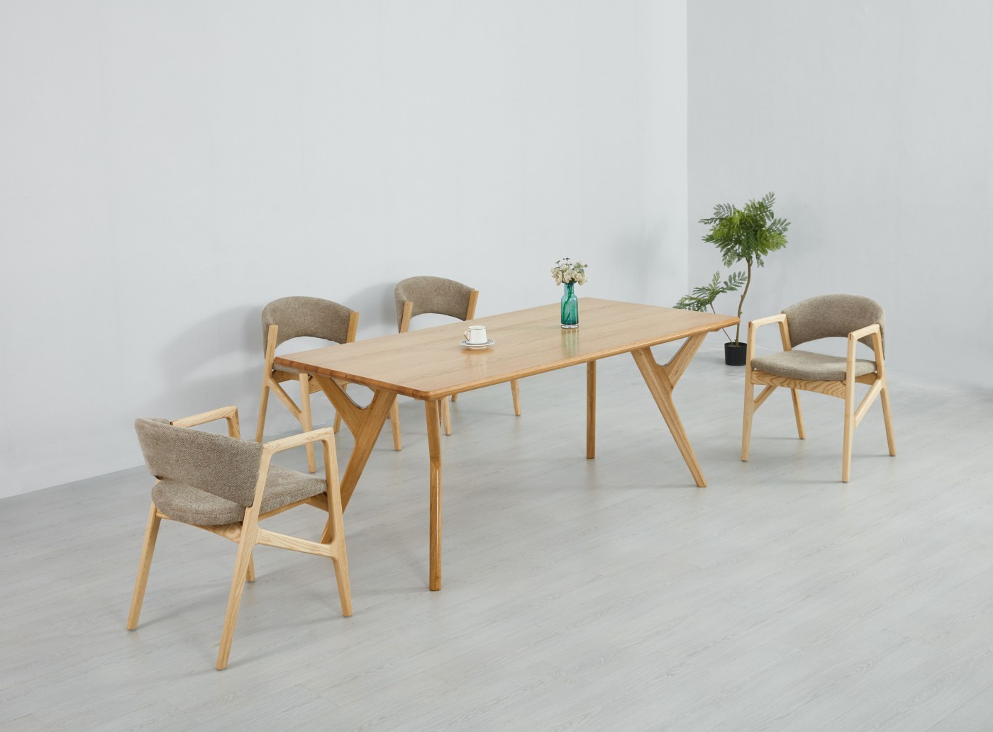 Dining chair wood frame