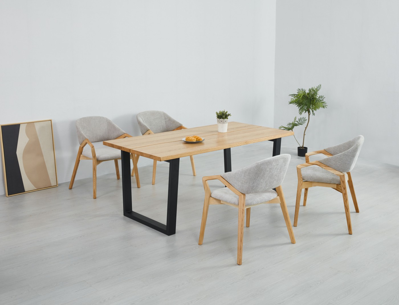 Dining chair wood frame