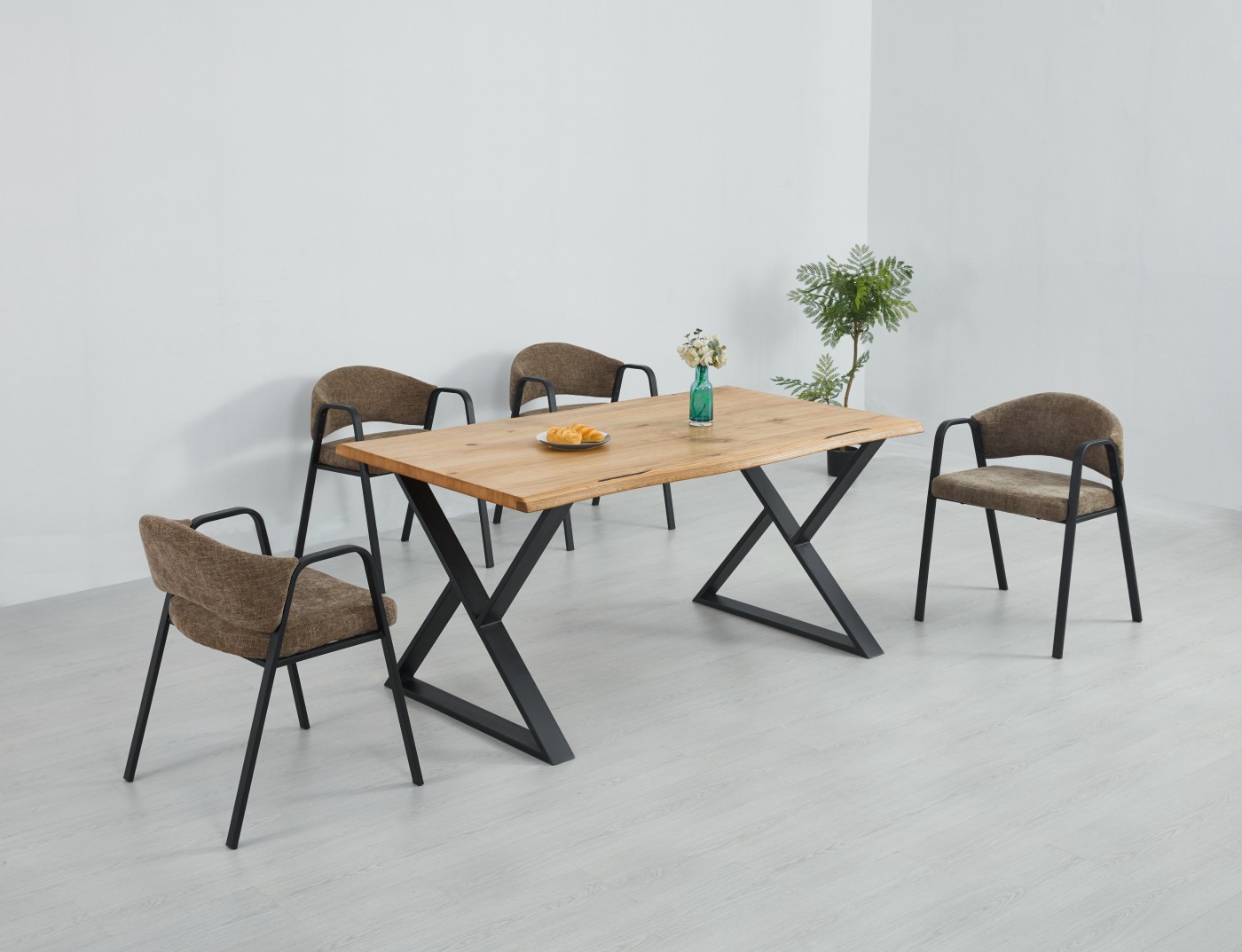 Dining chair wood frame
