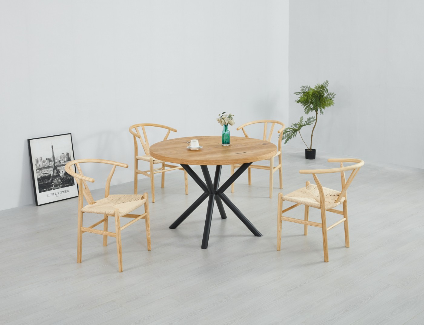 Dining chair wood frame